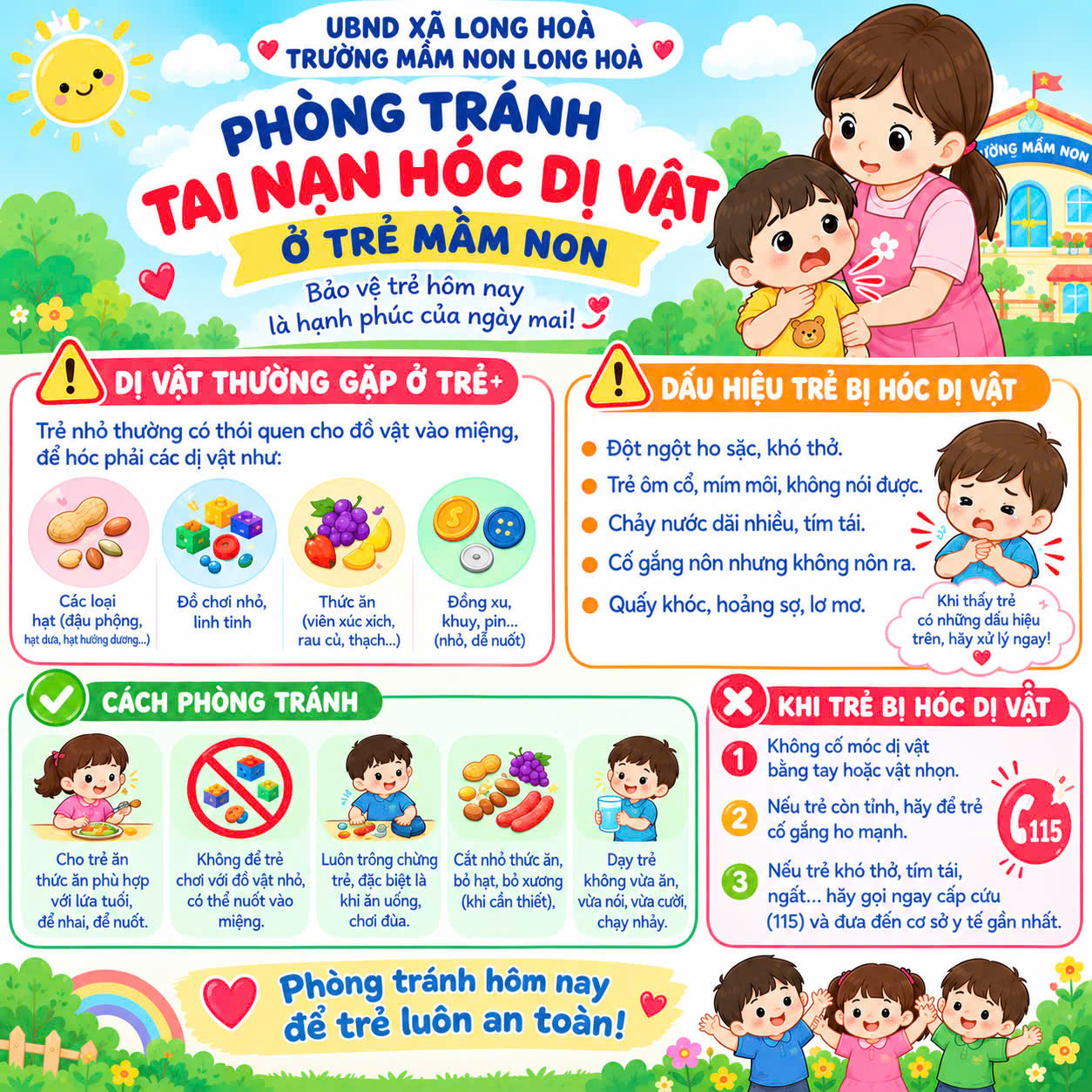 PHÒNG TRÁNH TAI NẠN HÓC DỊ VẬT